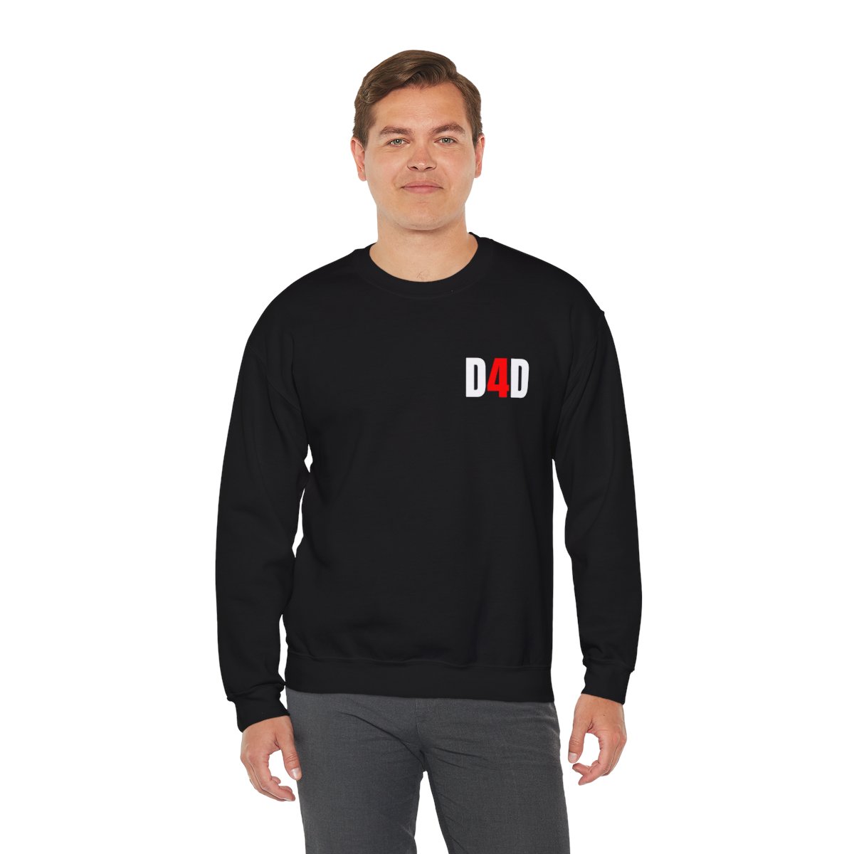 D4D "DAD" CREW NECK SWEATSHIRT