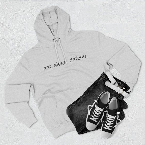 DADS FOR DEFENSE "EAT SLEEP DEFEND" HOODIE