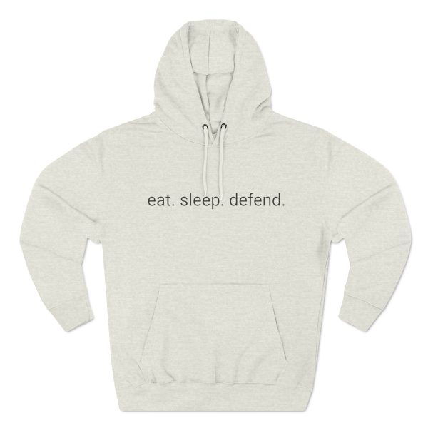 DADS FOR DEFENSE "EAT SLEEP DEFEND" HOODIE