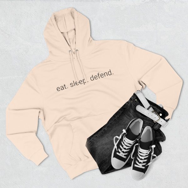 DADS FOR DEFENSE "EAT SLEEP DEFEND" HOODIE