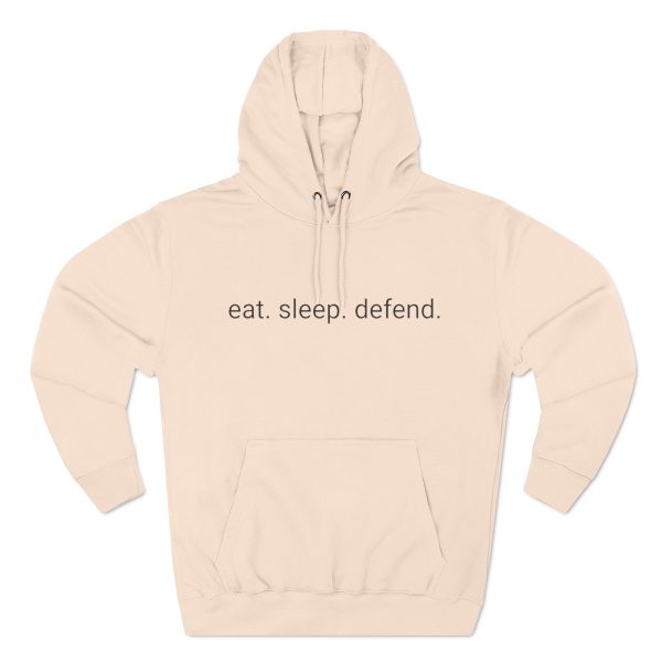 DADS FOR DEFENSE "EAT SLEEP DEFEND" HOODIE