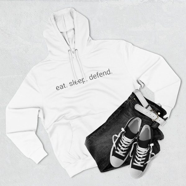 DADS FOR DEFENSE "EAT SLEEP DEFEND" HOODIE