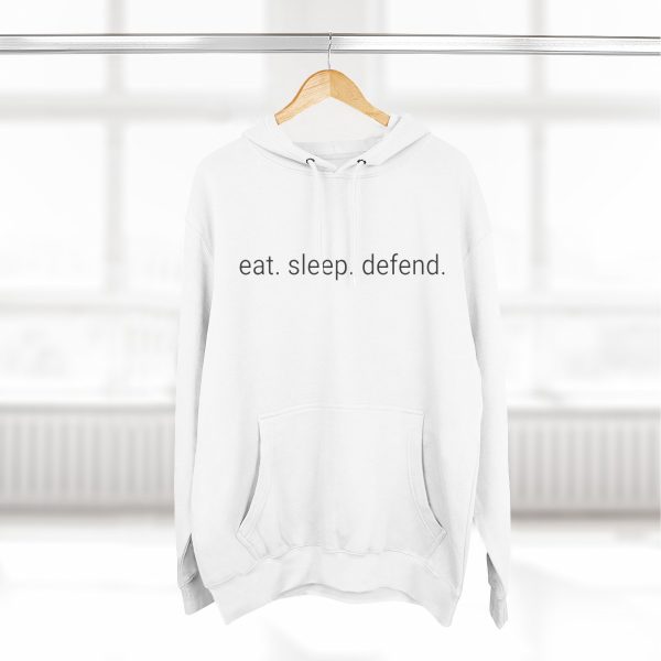 DADS FOR DEFENSE "EAT SLEEP DEFEND" HOODIE